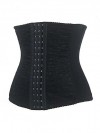 Hourglass Creator Spiral Steel Boned Waist Trainer with Lace Overlay