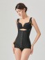 Stage 1 Liposuction Surgery Recovery Medical Compression Shapewear Bodysuit Black