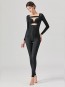 Stage 2 Surgical Recovery Anti Bacterial Medical Compression Shapewear Full Bodysuit Black