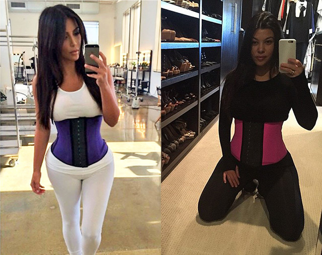 Kim Kardashian Hi-Tech Fat Burning Latex Sports Waist Trainer.
